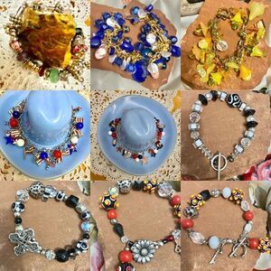 Bracelet lot closet, clean out nine bracelets still listed look for all details